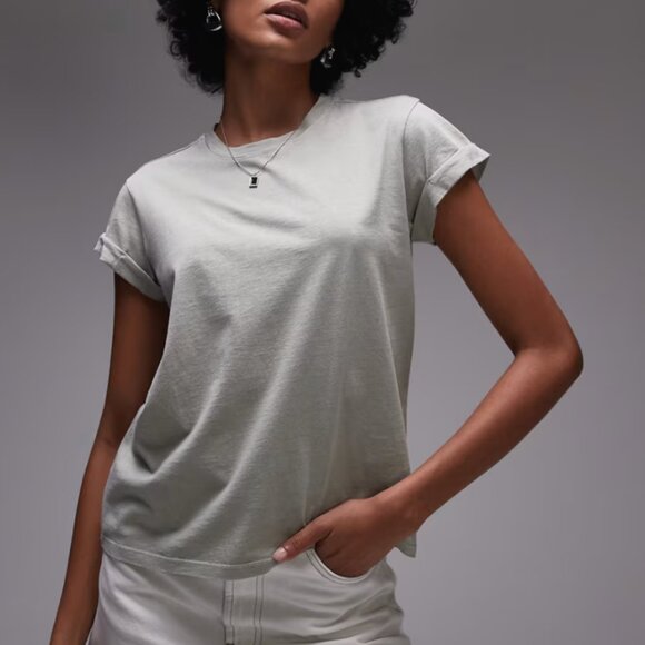 NWT AllSaints Anna Crew Neck Short Sleeve T-Shirt M - Picture 2 of 14